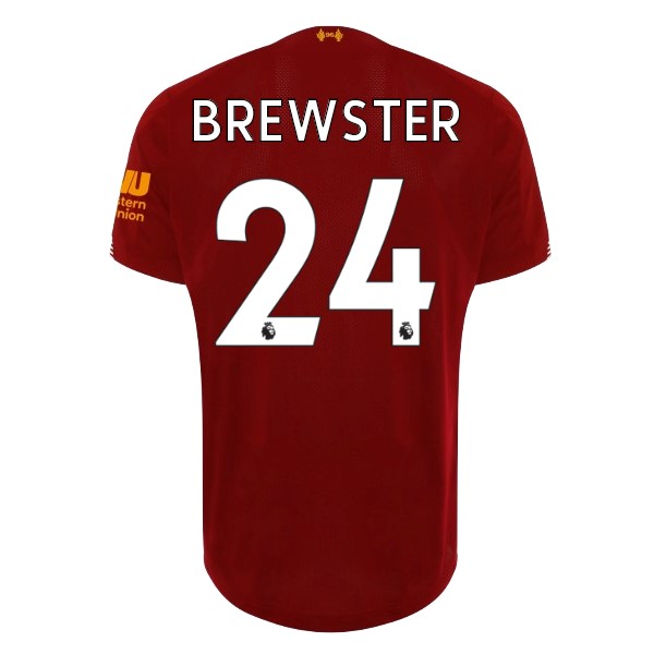 Trikot Liverpool NO.24 Brewster Heim 2019-20 Rote Fussballtrikots Günstig